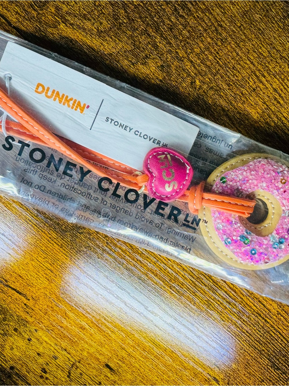 Dunkin x Stoney Clover Lane Donut Bag Charm NWT 2026 Limited Edition